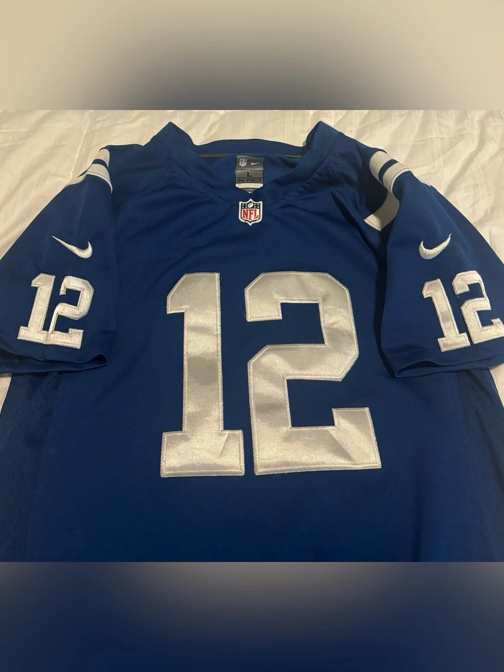 Vintage Indianapolis Colts Andrew Luck #12 Nike On Field Jersey Size Youth Large